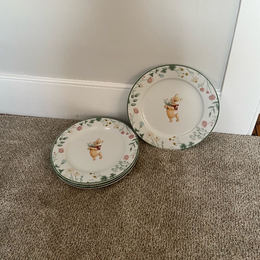 Winnie the Pooh Dinner plates - Set of 4 - Picture 3 of 7